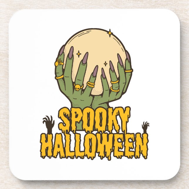 spooky halloween coaster (Front)