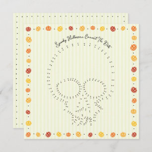Spooky Halloween Connect-The-Dots Card