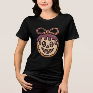 Spooky Halloween Cookie Bakery T-Shirt Tri-Blend Shirt