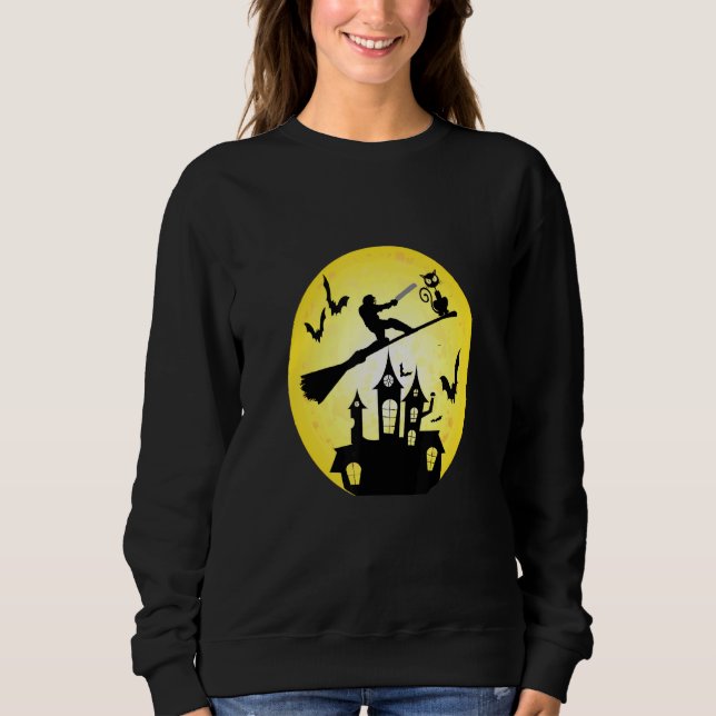 Spooky Halloween Cricket Sweatshirt (Front)