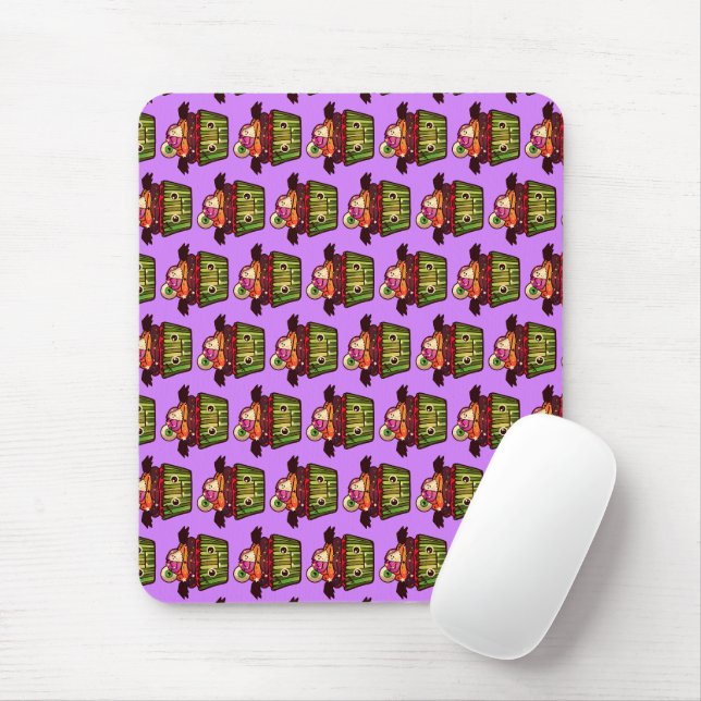 Spooky Halloween Cupcake   Mouse Pad (With Mouse)