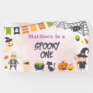 Spooky Halloween Cute Ghost  Banner