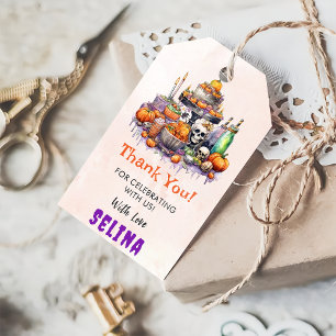 Spooky Halloween Cute Ghost Birthday Party Gift Ta Tags