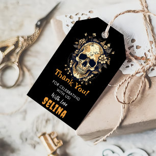 Spooky Halloween Cute Ghost Birthday Party Gift Tags
