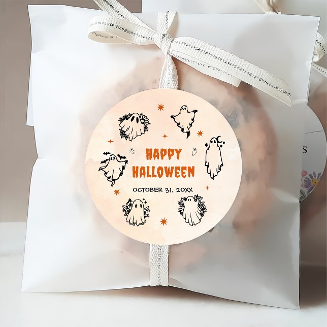 Spooky Halloween Cute Ghost  Favour Tags (Creator Uploaded)