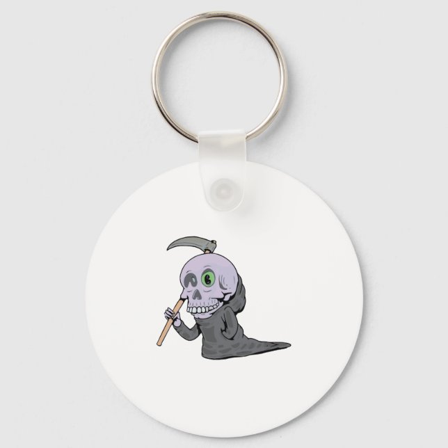 Spooky Halloween design Keychain (Front)