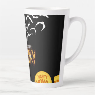 Spooky Halloween design Latte Mug