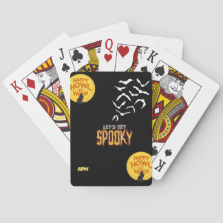 Spooky Halloween design Playing Cards