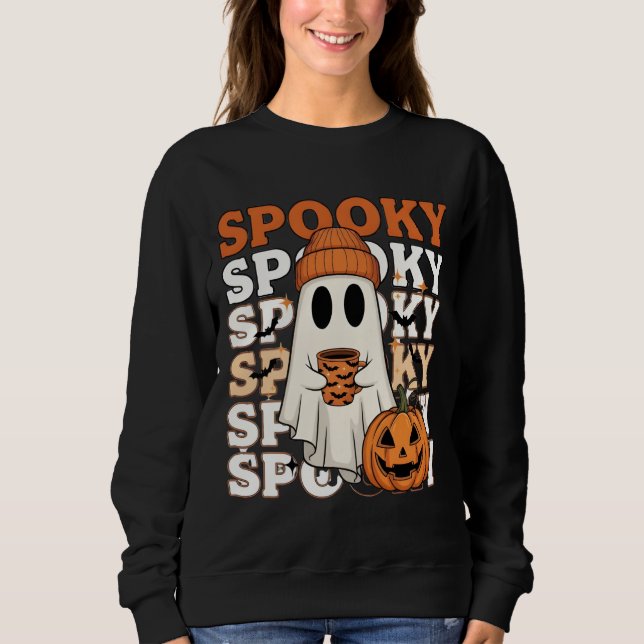 Spooky Halloween Design Sweatshirt (Front)