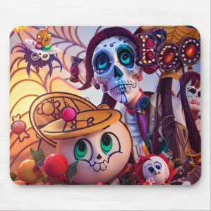 Spooky Halloween Desk Decor Mouse Pad