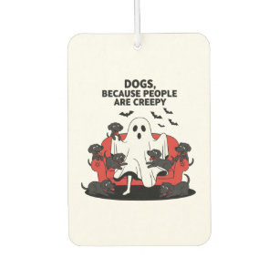 Spooky Halloween Dog Spooky Ghost 23 Air Freshener