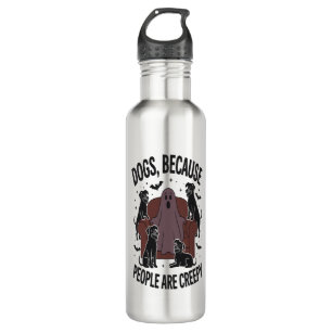 Spooky Halloween Dog Spooky Ghost 2 710 Ml Water Bottle