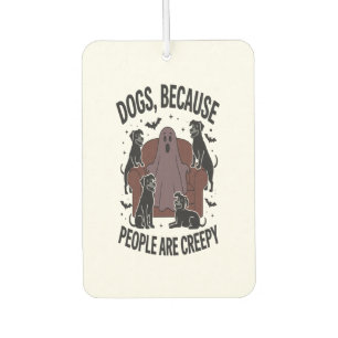 Spooky Halloween Dog Spooky Ghost 2 Air Freshener