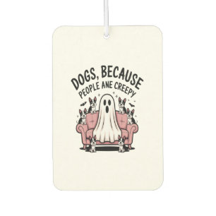 Spooky Halloween Dog Spooky Ghost Air Freshener
