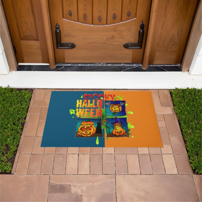 Spooky Halloween Doormat (Outdoor)