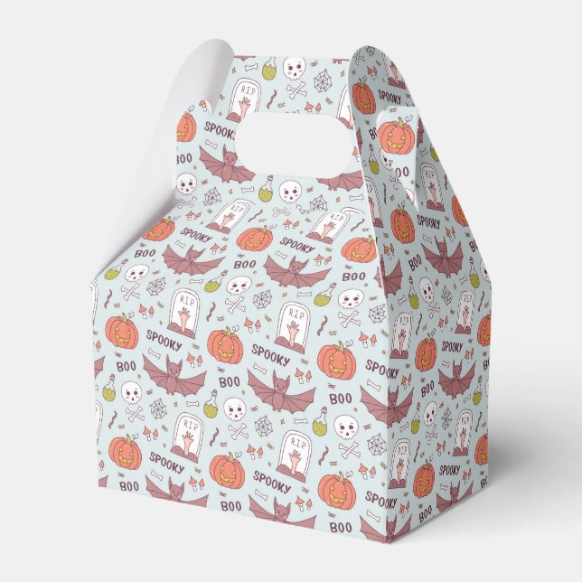 Spooky Halloween Favor Box (Front Side)