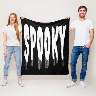 SPOOKY HALLOWEEN FLEECE BLANKET