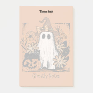 Spooky Halloween Floral Ghostly  Post-it Notes