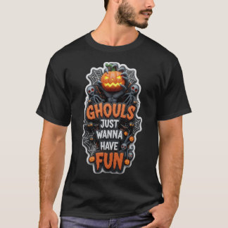 Spooky Halloween fun graphic design T-Shirt