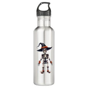 Spooky Halloween  – Funny Skeleton 710 Ml Water Bottle