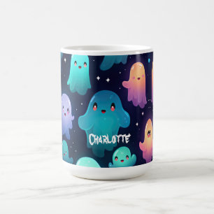 Spooky Halloween Ghost Cute Custom Magic Mug