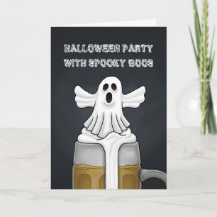 Spooky Halloween Ghost Party Invitation