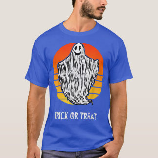 Spooky Halloween Ghost Trick Or Treat Men Women Ki T-Shirt