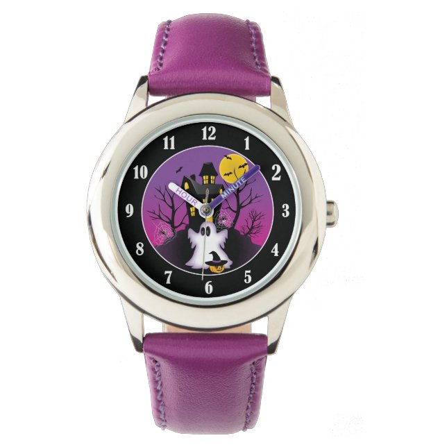 Spooky Halloween Ghost Watch (Front)