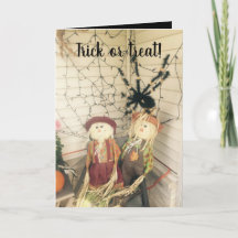 Spooky Halloween Greeting Card