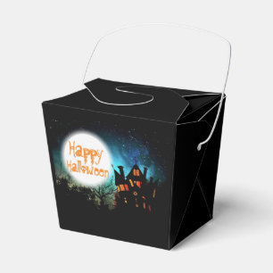 Spooky Halloween Haunted House Favor Box