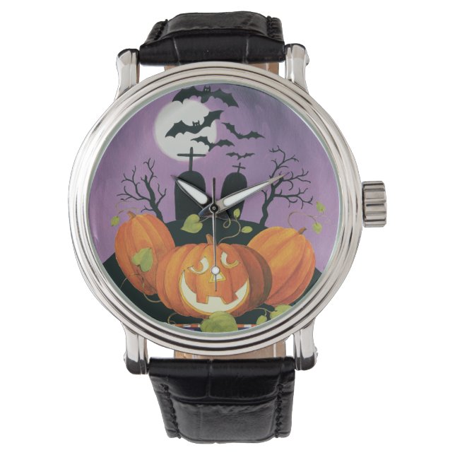 Spooky Halloween Haunted House Watch (Front)
