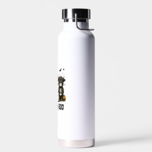 Spooky Halloween Highland Cow Water Bottle