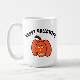 Spooky Halloween Jack o Lantern Coffee Mug
