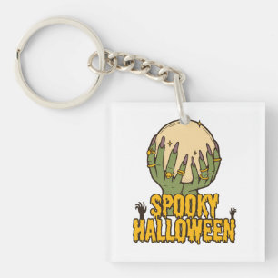 spooky halloween keychain