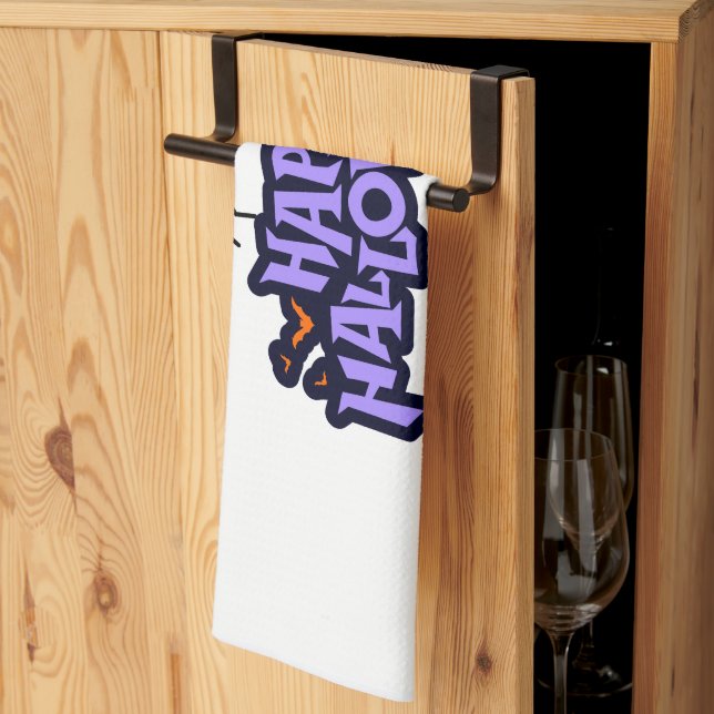 Spooky Halloween Kitchen Towel (Thirds Fold)