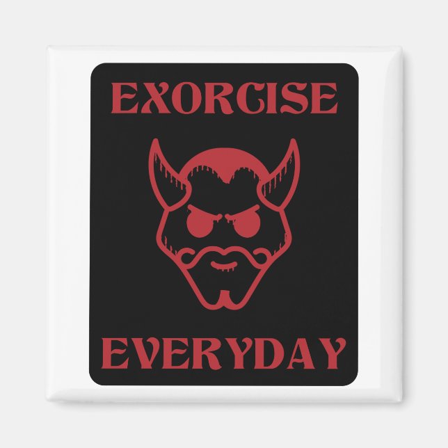 Spooky Halloween Magnet (Front)