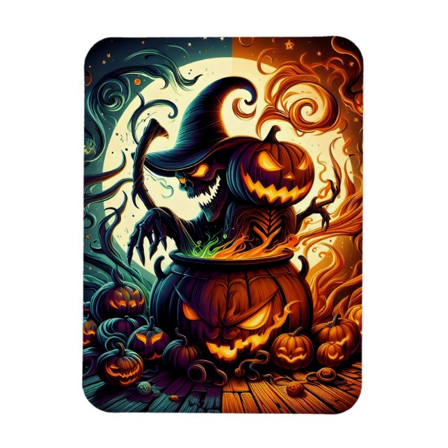 Spooky Halloween Magnet (Vertical)