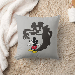 Spooky Halloween Mickey Mouse Throw Pillow