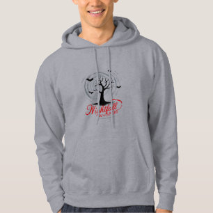 Spooky Halloween Minimalist Design Hoodie