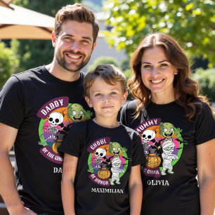 Spooky Halloween Monster Mom of the Birthday Kid T-Shirt