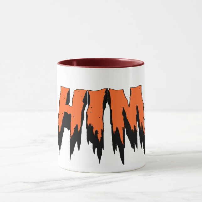 Spooky Halloween Mug - Cute Creepy "Him" Design (Center)
