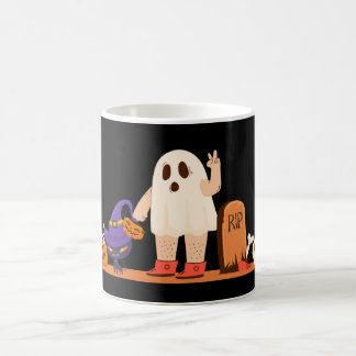 Spooky Halloween Mug – Pumpkin, Ghost & Witch Coff