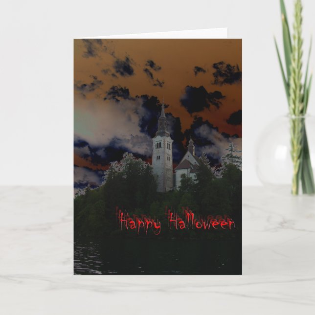 Spooky Halloween Night Card (Front)