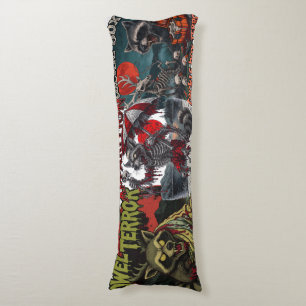 Spooky Halloween Night Drive Pumpkin Patch & Body Pillow
