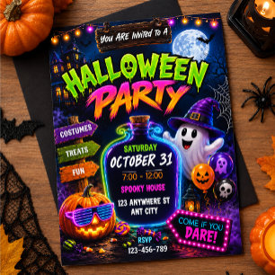 Spooky Halloween Night Party Invitation