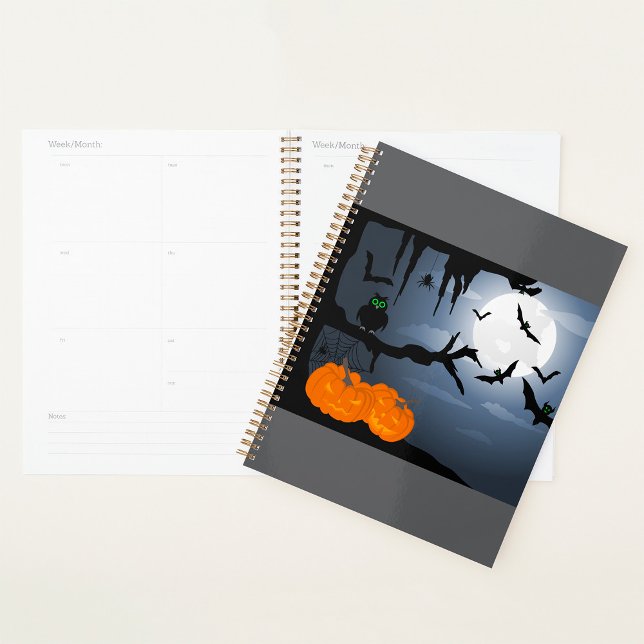 Spooky Halloween Night Scene  Planner (Creator Uploaded)