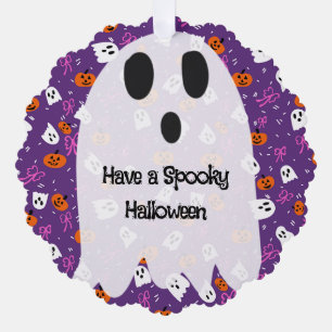 Spooky Halloween Ornament Card