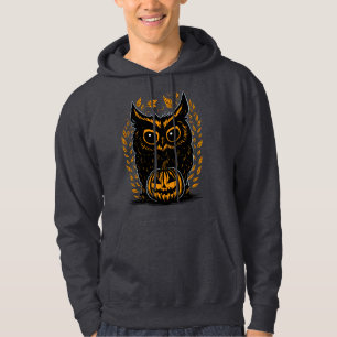 Spooky Halloween Owl Hoodie