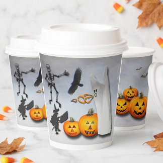 Spooky Halloween Paper Cups
