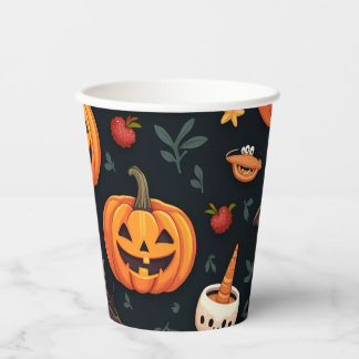Spooky Halloween Paper Cups - Perfect for Parties!
